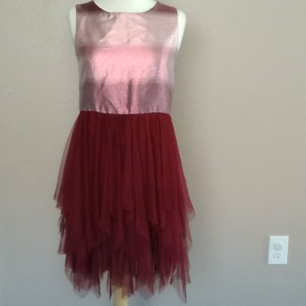 👗👧 Cat and Jack| Girls Maroon Sleeveless Dress